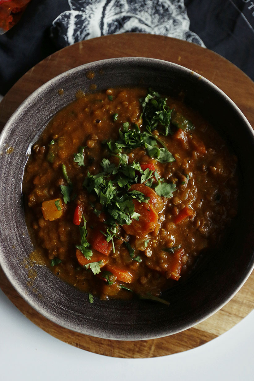 curry z soczewicą