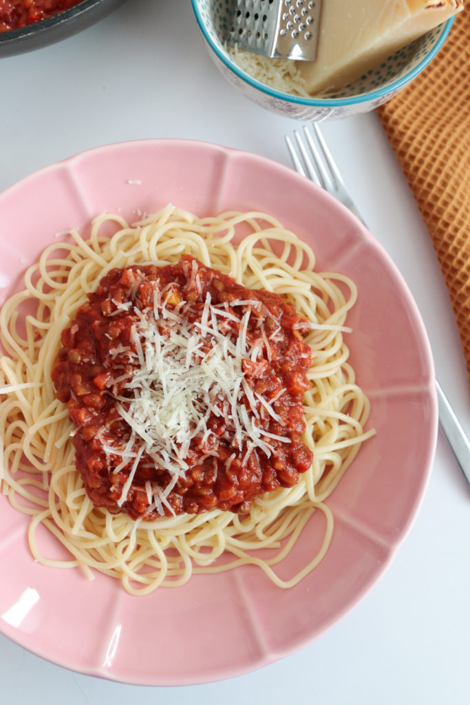 wegetariańskie spaghetti